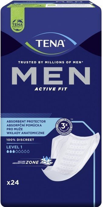 TENA Men Level 1 - Inkontinenční vložky 24ks
