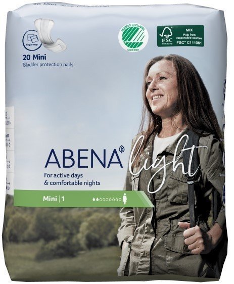 Abena Light Mini Plus 1A - Vložky absorpční 16 ks