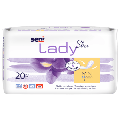 SENI Lady Slim Mini - Absorpční vložky pro ženy, 20ks