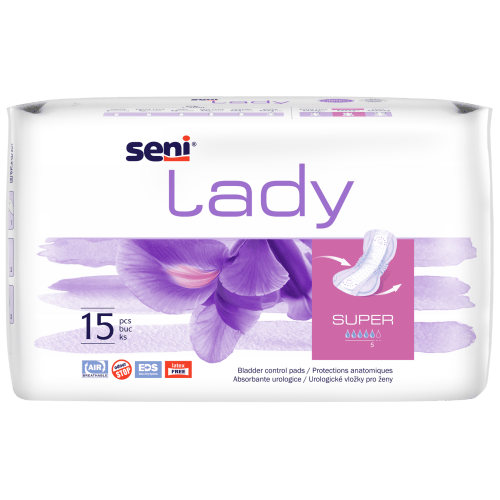 SENI Lady Super - Absorpční vložky pro ženy, 15ks