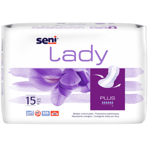 SENI Lady Plus - Absorpční vložky pro ženy, 15ks