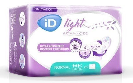 iD Light Normal - Vložky absorpční jednotlivě balené 12 Ks
