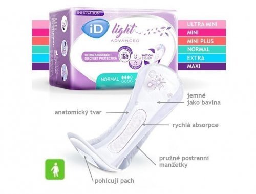 iD Light Mini - Vložky absorpční jednotlivě balené 20 Ks