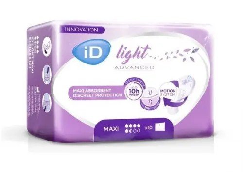 iD Light Maxi - Vložky absorpční jednotlivě balené 10 Ks