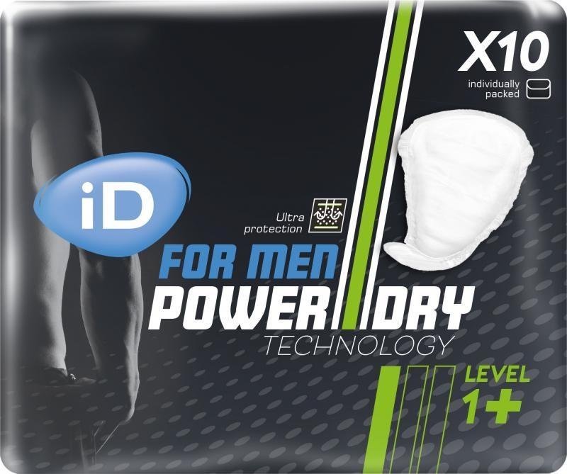 iD for Men Level 1+ - Vložky absorpční pro muže 10 Ks