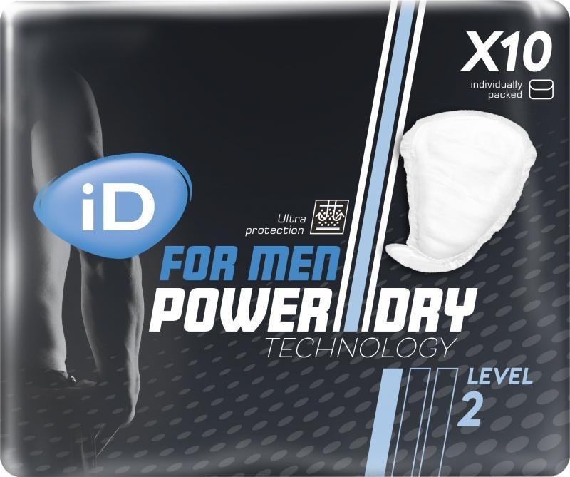 iD for Men Level 2 - Vložky absorpční pro muže 10 Ks