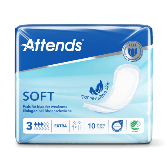 Attends Soft 3 Extra - Anatomicky tvarované pleny 30ks
