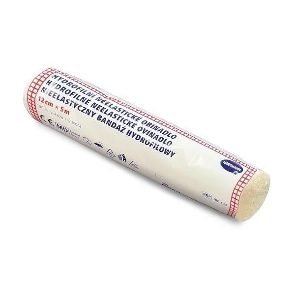 Hydrofilní neelastické obinadlo - 12cm x 5m, 10ks