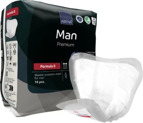 Abena Man Premium Formula 0 - Vložky absorbční pro muže 14 Ks