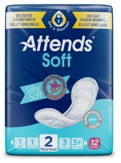 Attends Soft 2 Normal - Vložky absorpční 12 ks