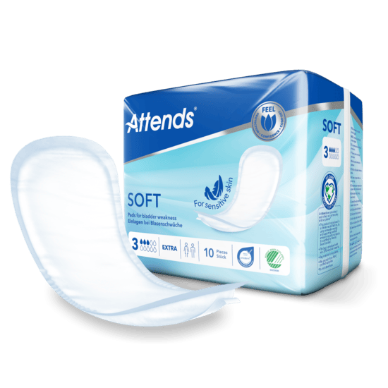 Attends Soft 3 Extra - Vložky absorpční 10 ks