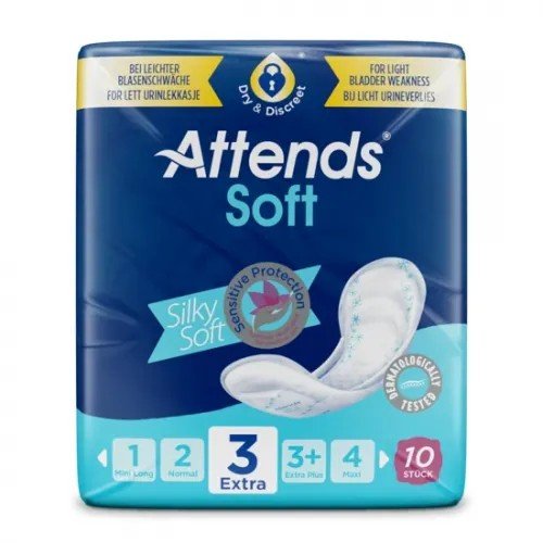 Attends Soft 3 Extra - Vložky absorpční 10 ks