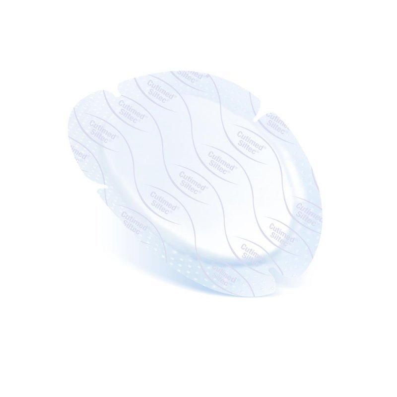Pěnové krytí CUTIMED SILTEC B OVALE - 7 cm x 10 cm, 10ks