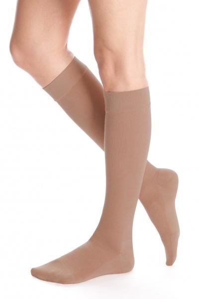 Lýtkové punčochy MAXIS COTTON (II.KT) - Velikost 5, barva bronz, délka normal, se špicí Lýtkové punčochy MAXIS COTTON (II.KT) - Velikost 5, barva bronz, délka normal, se špicí