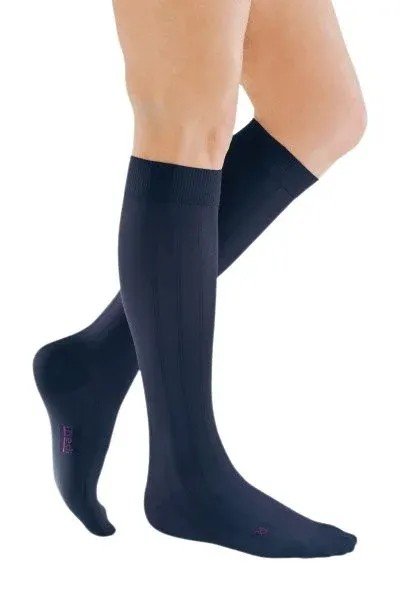 Lýtkové punčochy pro muže mediven for men (II.KT) - Velikost 6, barva navy, délka krátká
