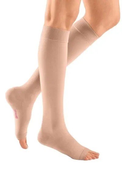 Lýtkové punčochy mediven plus (III.KT) - Velikost 1, barva caramel, délka krátká, bez špice Lýtkové punčochy mediven plus (III.KT) - Velikost 1, barva caramel, délka krátká, bez špice