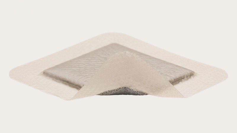 Mepilex Border Ag, 10 x 25 cm, 5 ks - Antimikrobiální krytí s technologií Safetac