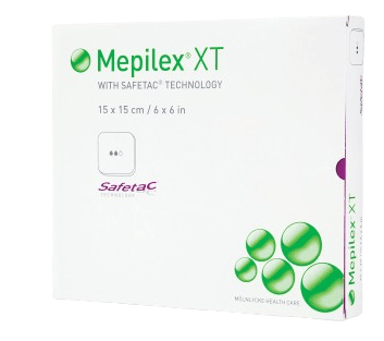 Mepilex XT, 10 x 20 cm, 5 ks - Pěnové krytí s technologií Safetac
