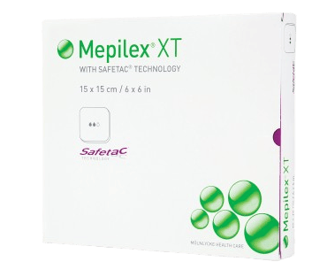 Mepilex XT, 20 x 20 cm, 5 ks - Pěnové krytí s technologií Safetac