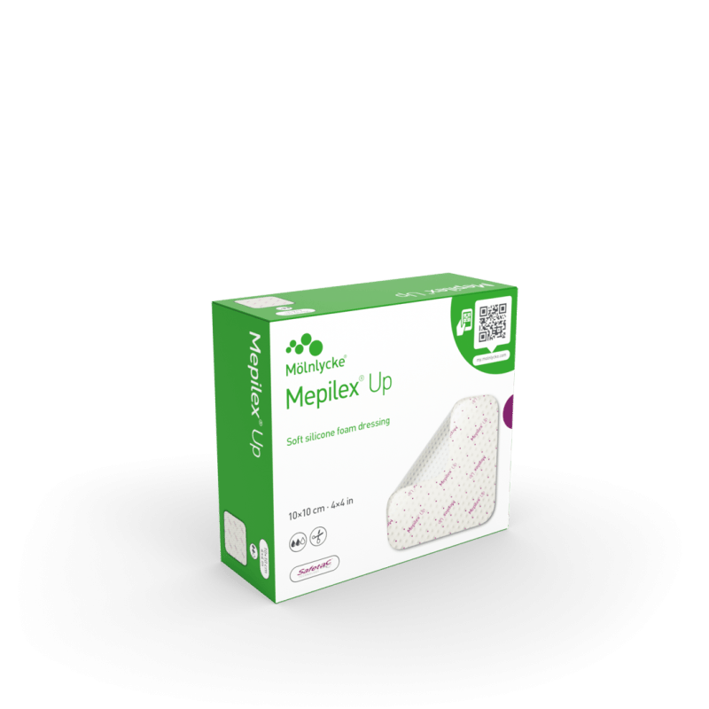 Mepilex Up, 15 x 15 cm, 5 ks - Pěnové krytí s technologií Safetac