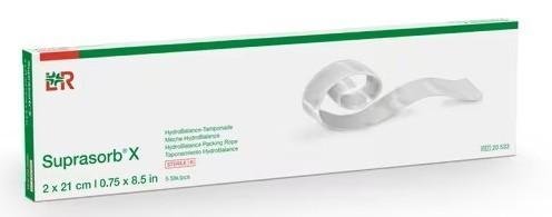 Krytí Hydrobalanční Suprasorb X - 2 x 21 cm - Pro hluboké rány, 5 ks