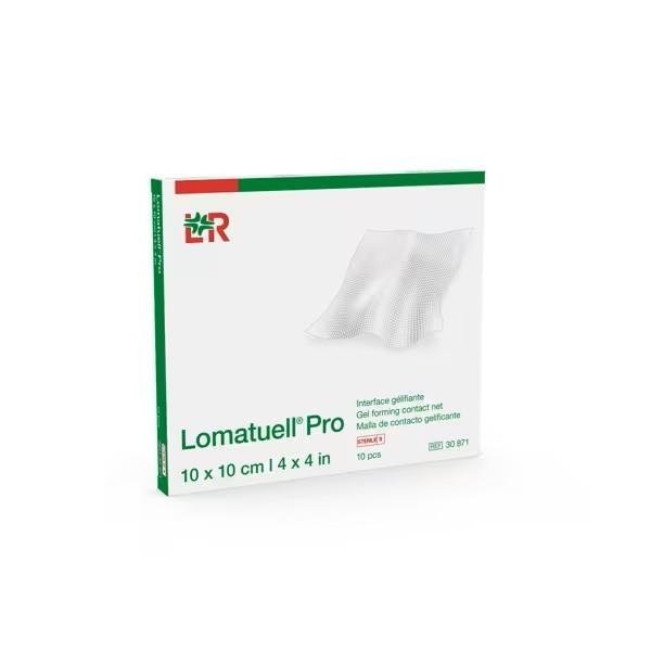 Lomatuell Pro 10 x 10 cm - Sterilní Neadhezivní Hydrokoloidní Krytí, 10 ks