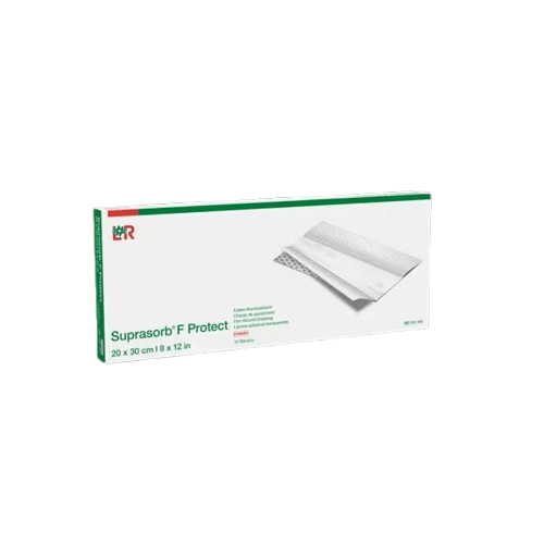 Suprasorb F Protect - 20 x 30 cm - Sterilní fóliové krytí transparentní, samolepící, 10 ks