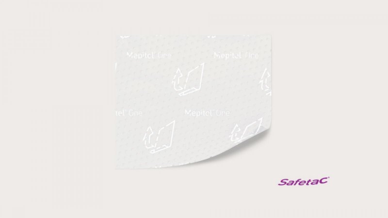 Mepitel One - 13 x 15 cm - Silikonová mřížka, neadherentní k ráně, safetac technologie, 5 ks