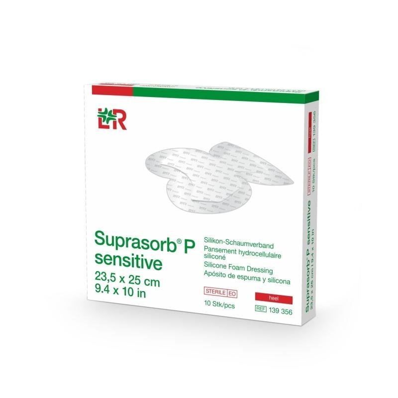 Suprasorb P Sensitive, Heel - 25 x 23,5 cm - 10ks
