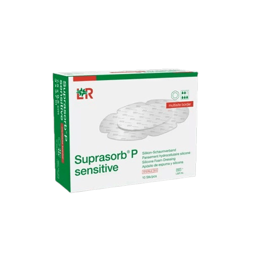 Suprasorb P Sensitive, Multisite, Border - 16 x 20 cm, 10 ks