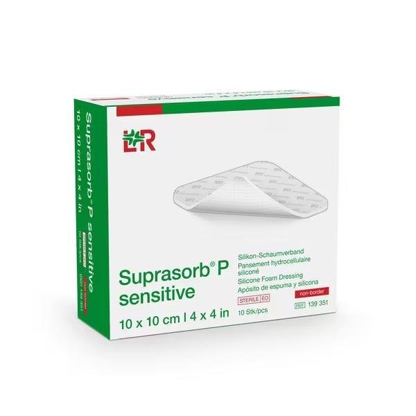 Suprasorb P Sensitive, Non Border - 15 x 20 cm, 10 ks