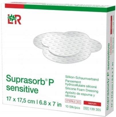 Suprasorb P Sensitive, Sacrum - 23 x 23 cm, 10 ks