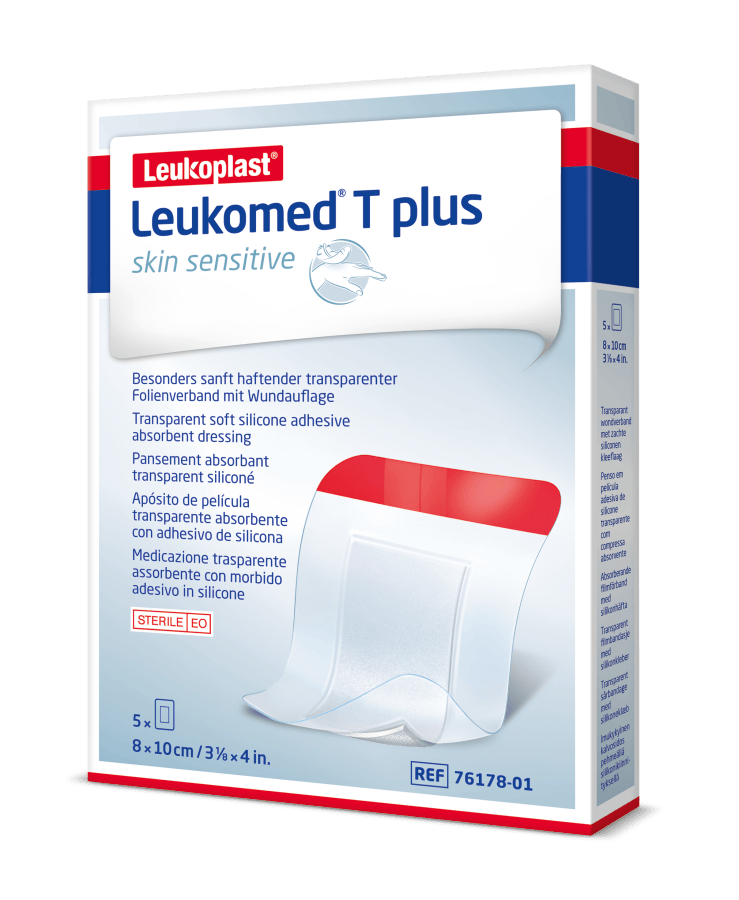 Leukomed® T plus skin sensitive - 8x10cm, 5ks