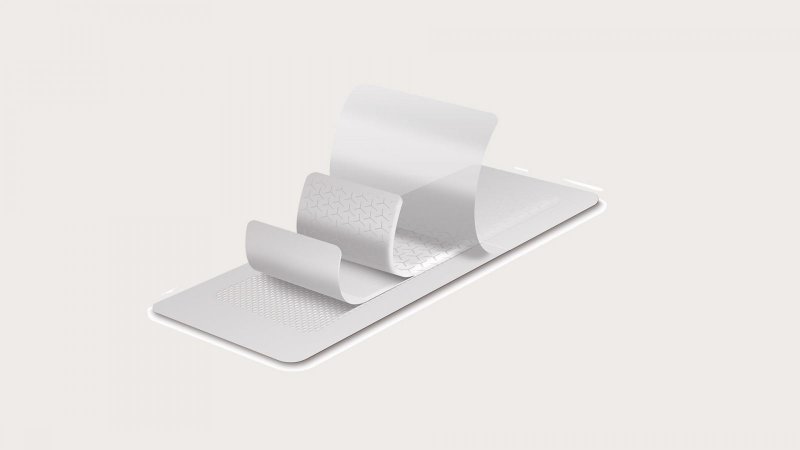 Mepilex Border Post-Op - 10 x 35 cm, 5 ks - Pooperační chirurgické krytí se superabsorpčním jádrem