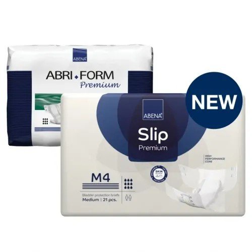 Abena Slip Premium M4 - Kalhotky zalepovací absorpční prodyšné 21 Ks