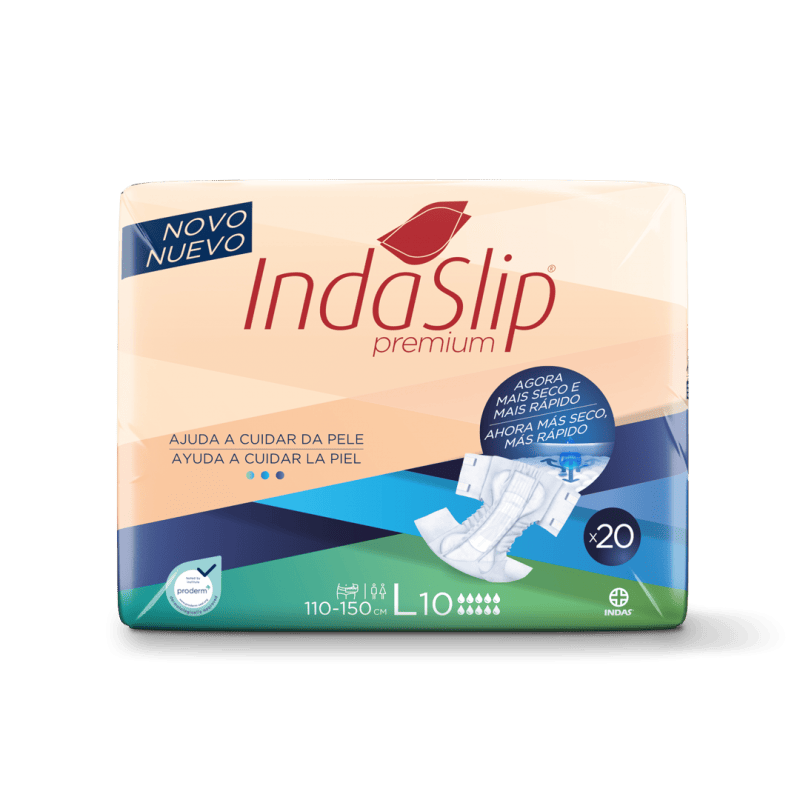 IndaSlip Premium L10 - Kalhotky zalepovací absorpční, 20ks