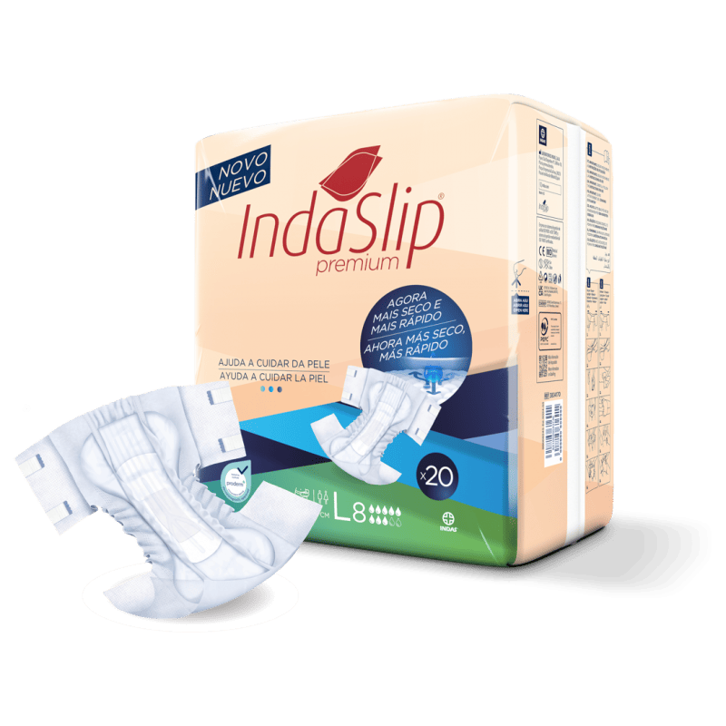 IndaSlip Premium L8 - Kalhotky zalepovací absorpční, 20ks