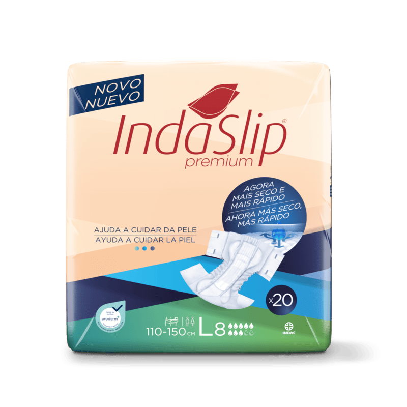 IndaSlip Premium L8 - Kalhotky zalepovací absorpční, 20ks