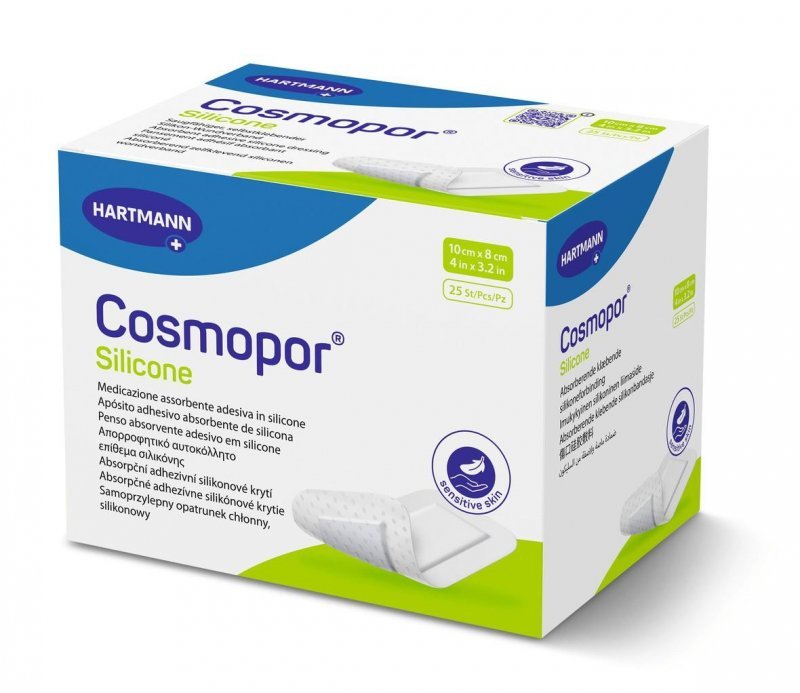 Cosmopor Silicone - 10 × 8 cm, 10ks