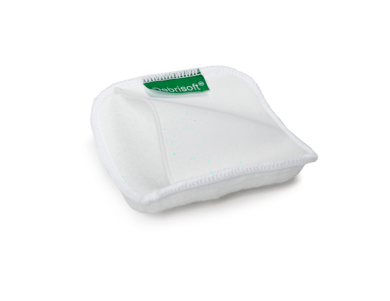 Debrisoft pad, 10 x 10cm, 5ks - Originál pro vysoce účinný, rychlý a téměř bezbolestný debridement