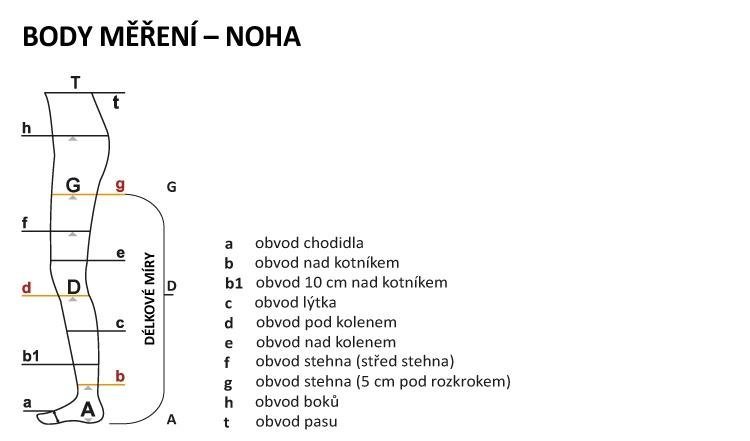 Lýtkové punčochy Avicenum PHLEBO 360 FINE II.KT - Velikost 5, barva natura, délka normal, se špicí