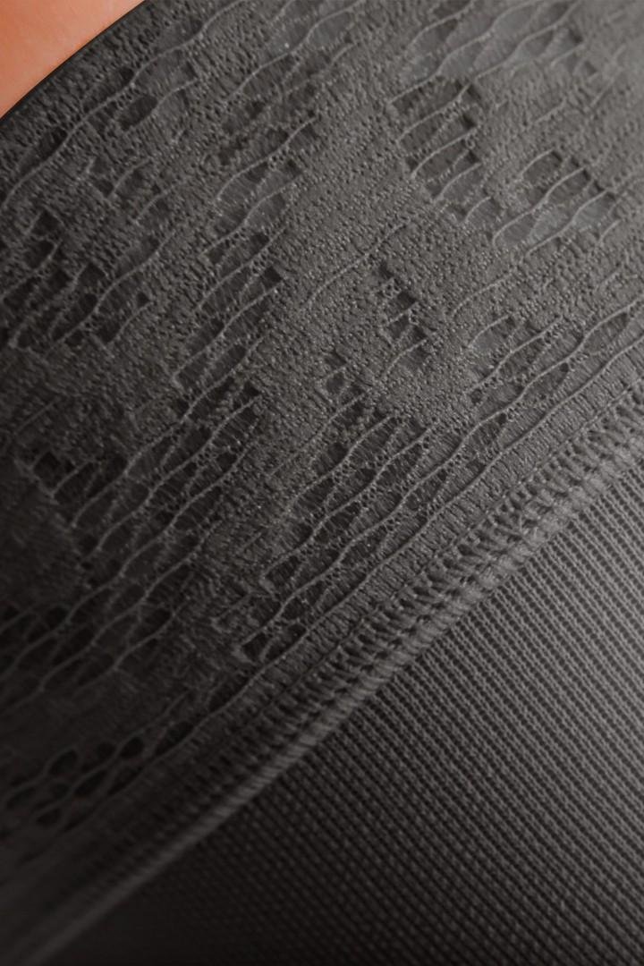 Stehenní punčochy s krajkou MAXIS BRILLANT (II.KT) - Velikost 5+, barva černá, délka normal, bez špice
